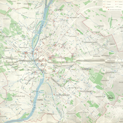 BKV térkép, 1980