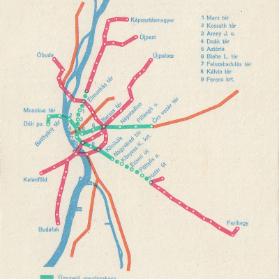 BKV naptár, 1977